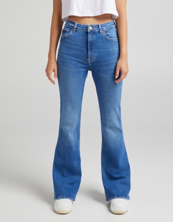 Flared blue Jeans
