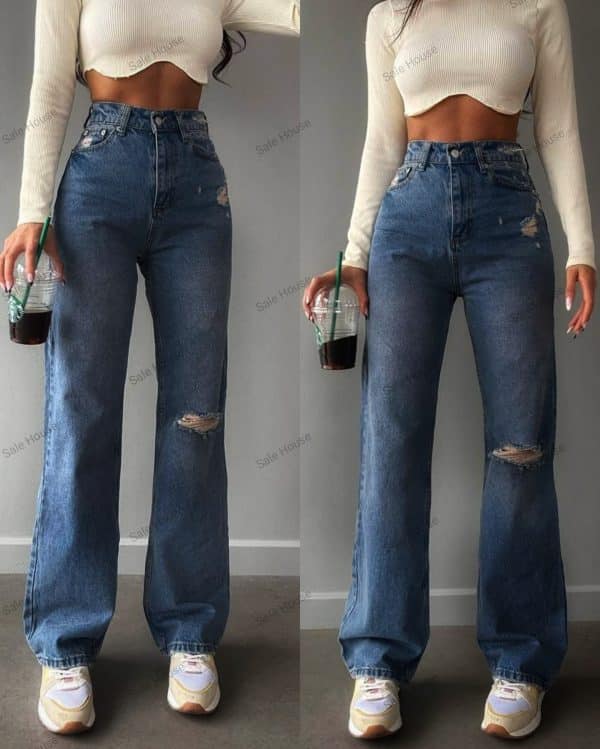 Distressed Straight leg