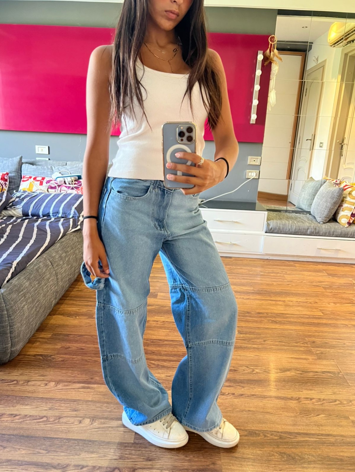 Light blue carpenter spider